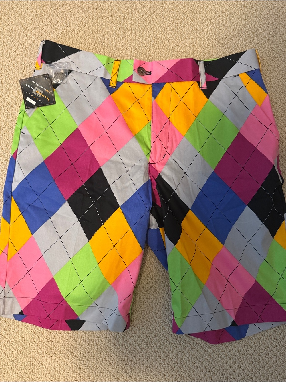 LOUDMOUTH Men’s Golf Shorts